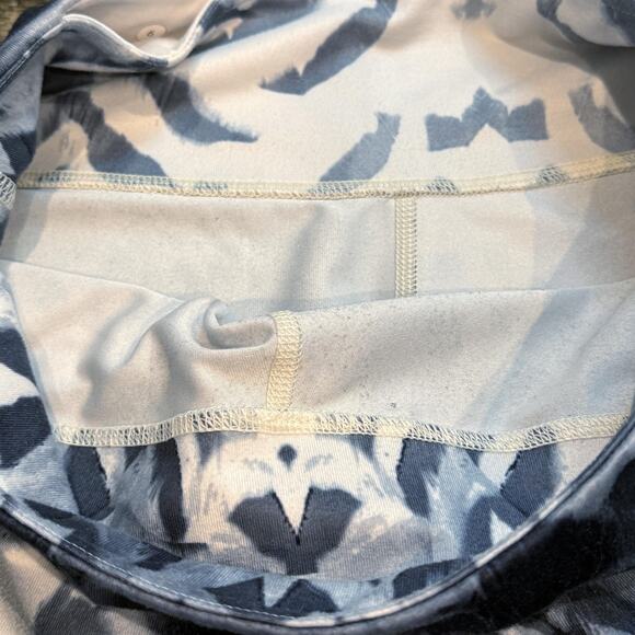 Lululemon Pants Womens 6 Black White Capri Crop High Rise Wunder Under Patterned - Picture 13 of 14